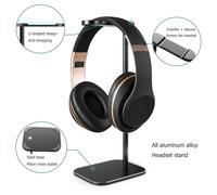 Support de casque en alliage d'aluminium, Support universel pour casque de jeu, Support de suspension pour écouteurs, présentoir de bureau