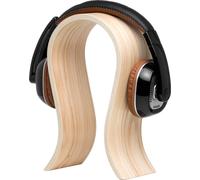Support de casque en bois, Détail de style minimaliste pour votre bureau, Support idéal pour casque - Cadeau pour mari, ami, frêne