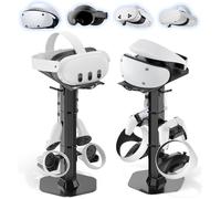 Support de casque et manette - SYSSEN - Blanc - Compatible PS5/Xbox/PSVR2/Meta Quest Pro/3/2 - Organisateur de câbles