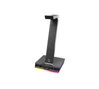 Speedlink EXCELLO Illuminated Headset Stand - Support éclairé pour Casque - Carte Son 7.1, Hub USB intégré, Noir SL-800910-BK