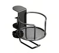 Support de Casque pour Bureau - Projetée 2 en 1 avec Fixation et Porte-Tasse Intégré, Support pour Casque, Maintien de Boissons Facile à Installer pour Mugs, Bouteilles, Sac à Main, Casques