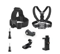 Support de casque pour caméras de sport Elastics Nylons Bandeau avec pas pire pour le ski avec caméra d'action