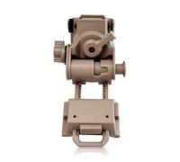Support de Casque pour Lunettes de Vision Nocturne en Nylon NVG - Réglable - Support de Casque Tactique Complet en Nylon pour Montage L4G24 Nvg (Marron)