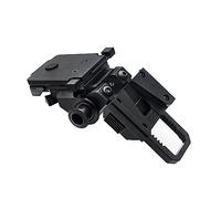 Support de Casque pour Lunettes de Vision Nocturne en Nylon réglable entièrement en Nylon pour Casque Tactique L4G24 (Noir)