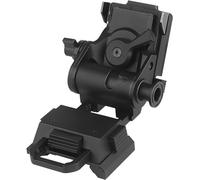 Support de Casque Tactique en métal L4G24 pour Lunettes de Vision Nocturne PVS15/18 G.PNVG18, Accessoires de Casque Airsoft Rapides (Black)