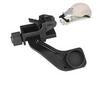 Support de casque tactique en plastique avec bras en J pour casque NVG de chasse, airsoft, Pvs 14, lunettes de vision nocturne pour Mich Fast