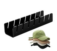 Support de casquette de baseball en acrylique, organisateur de casquettes de baseball, support de gestion de chapeau antidérapant, affichage de bureau | organisation à domicile, rangement incliné pour