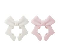 Support de casseroles en silicone antidérapant en forme de nœud décoratif pour spatule, cuillère sur les bords des ustensiles de cuisine, passe au lave-vaisselle, support multifonction pour ustensiles