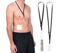 Support de cathéter de dialyse péritonéale pour Baxter - 2 attaches de cou réglables, fixation sécurisée, accessoire à séchage rapide - convient à la plupart des utilisateurs