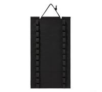 Support de ceinture d'arts martiaux pour karaté, taekwondo, judo, support de rangement mural pour jusqu'à 12 ceintures, organiseur en feutre noir avec design moderne pour salle de sport à domicile