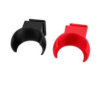 Support de Ceinture de Balle de Tennis Ergonomique, Compact, Poignée Stable, Léger pour L'entraînement en Match, Noir et Rouge