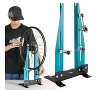 Support de centrage de vélo, support d'équilibrage de roue de vélo, outil de réparation d'alignement des roues multifonctionnel amovible, excellent outil pour VTT et vélo de route