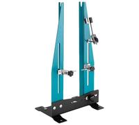 Support de centrage pour vélos - Réparation portable, plate-forme stable - Outil d'équilibrage de roue réglable pour vélo de route, VTT, entretien, jantes, redressage, atelier, réglage du cadre