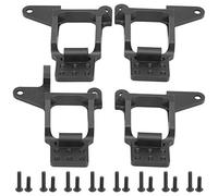 Support de Cerceau de Montage de Tour de Choc en Alliage d'aluminium, Accessoires de Remplacement Avant et arrière RC, Parfaitement adaptés à la Voiture Traxxas TRX4 1/10 RC 4 (Noir BL)