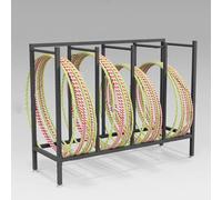 Support De Cerceau De Sport Autoportant, Support De Rangement for Cerceaux De Séparation en Métal for Présentoir D'équipement De Cerceau De Hula Hoop Commercial, Scolaire Et Stable