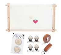 Support de cercle à broder |Cadre de tapisserie,Support de cadre d'aiguille en croix en bois Kits de de support de sol de broderie de bureau à la maison réglables