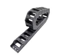 Support de chaîne de transmission de traînée de câble métallique de 1 mètre 25x57mm, ligne de remorquage avec connecteurs d'extrémité for machines-outils de routeur CNC(R125)