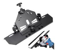 Support de chanfrein à 45 degrés - Outil de coupe d'angle - Ponceuse réglable, coupe précise de carrelage - Cadre en métal solide - Équipement d'aide à la coupe pour façonner les bords des pierres en