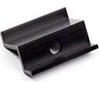 Support de chant KU 30 Al, hauteur 22 mm pour panneaux avec cadre - noir anodisé