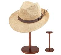 Support de chapeau - Présentoir de porte-chapeau en bois | Support de haine en bois pour bureau | Organisateur de chapeaux décoratifs et présentoirs de coin pour chambre à coucher Closet Boutique de