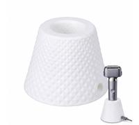 Support de charge blanc pour Panasonic ES-RM3B - Économie d'espace - Blanc | Taille compacte de 7,8 x 4,9 x 6 cm, s'adapte à n'importe quel comptoir, finition noire, chargement sécurisé