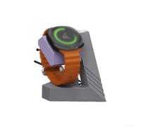 Support de charge classique en silicone avec motif géométrique offrant un placement sûr et un accès pratique pendant la charge (gris violet)