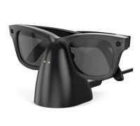 Support de Charge Compatible avec Les Lunettes RayBan Meta Smart, Station de Charge Portable pour Wayfarer, Headliner, Skyler & Oakley HSTN avec câble USB-C de 150 cm pour Lunettes RayBan Meta Gen 2