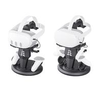 Support de Charge et de Rangement pour Casque VR - Accueille le Casque et les Manettes - Pour Quest 2/Quest 3