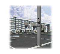 Support de Charge for véhicule électrique, Pilier de Charge, Levier de Charge,Borne de Recharge extérieure for véhicules électriques,Installation Flexible, Gain de Place(Gray)