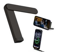 Support de charge invisible avec support pliable, 240 W USB C vers USB C, support de téléphone invisible, station de charge super rapide 2 en 1 pour Samsung Galaxy S26 Ultra S25 FE iPhone 17 Pro Max