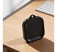 Support de charge magnétique pour Insta360 Go 3 pour base de charge ultra rapide avec fixation solide et trou pour cordon - Accessoire de bureau peu encombrant (noir)