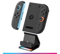 Oniverse Support de charge Fusion Dock 2 Joycons et Controller Grip pour Nintendo Switch 2 Noir