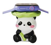 Support de charge pour montre panda - Base de charge en résine sculptée, organisateur de bureau de figure | Base d'affichage d'horloges pour table, statue décorative de panda avec chargeur sans fil