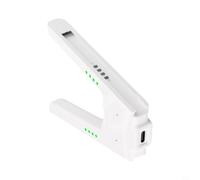 Support de charge pour Nintendo Joy Con USB C Grip avec voyants LED et design ergonomique pour jouer longtemps (blanc)