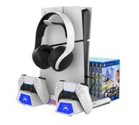 Support de Charge PS5 - IPEGA - PG-P5S023 - Ventilateur - Rétroéclairage RVB - Chargeur Manettes
