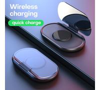 Support de charge sans fil à succion magnétique pour voiture Couvre-fil Technologie Hud Affichage tête haute Projecteur de navigation Hd noir_10W fas