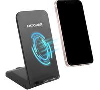 Support De Charge Sans Fil Certifié Qi 15 W Avec Station De Recharge Universelle,Compatible Avec 16/15/14/13/12,S23/S22,Et Plus