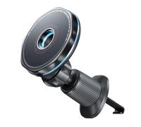Support de charge sans fil pour voiture avec charge rapide de 15 W, support de téléphone réglable et rotatif fabriqué en alliage résistant à la chaleur
