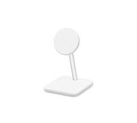 Support de Charge Sans Fil Qi2 2-en-1 Modèle HiRise 2 Deluxe Compatible MagSafe Twelve south Blanc Blanc