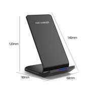 Support de charge sans fil rapide, chargeur à double bobine certifié Qi pour iPhone 13, 12 et 11, Samsung Galaxy S22/S21, compatible avec les