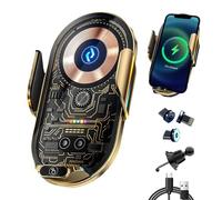 Support de charge sans fil - Support de téléphone automatique pour | Support magnétique de téléphone électrique à charge rapide pour la plupart des voitures | Chargeur universel sans fil pour