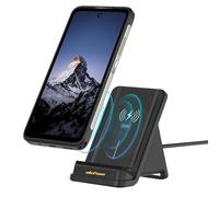 Support de Charge sans Fil Ulefone 50W(WCS01) Refroidi par Air, Charge Rapide avec Conception à Double Bobine, Certifié Qi, Refroidissement Efficace et Dissipation Thermique Silencieuse