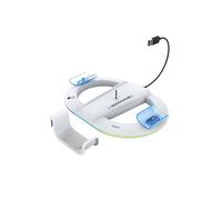 Support de Charge Vertical RGB - iPega - PS5 / PS5 Slim / PS5 Pro - 2 Manettes - 3 Ports USB - Design Stable