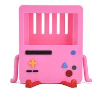Support de Chargement pour Switch Accessoires Station d'accueil Portable Compatible pour Switch OLED Cartoon Consoles de Jeux Mignonnes, Support d'écran Portable (Rose)