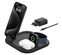 Support De Chargement Sans Fil + Adaptateur Secteur - Belkin - Belkin Boost Charge 3-In-1 - Support De Chargement Sans Fil - Magnet