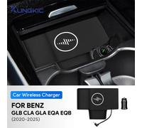 Support de chargement sans fil pour voiture, pour mercedes-benz CLA GLA GLB EQA EQB 2020 2021 2022 2023 2024 2025, carte de chargeur de téléphone portable Volant à gauche