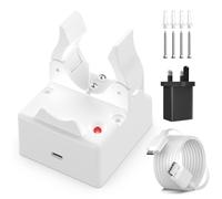Support de chargeur compatible avec la série Streamlight Stinger Flashlight avec entrée USB C | 75105 Station de charge de rechange avec cordon de 1,5 m, adaptateur de voyage et vis de montage