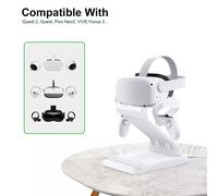 Support de chargeur de casque VR, Base de chargement de lunettes VR multifonctionnel, Station d'accueil pour Quest 2/HTC/Pico Neo 3