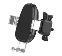 Support de chargeur de téléphone sans fil pour voiture, commande automatique par moteur électrique à induction infrarouge, rotation à 360°, utilisation à une main, fixation sur