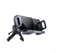 Support de chargeur de voiture sans fil pour Samsung Z Fold 15 W - Support rotatif à charge rapide magnétique pour tableau de bord et grille d'aération (argenté)